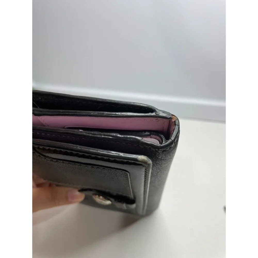 RARE COACH MADISON SLIM ENVELOPE TRIFOLD CHECKBOOK LEATHER CLUTCH PURSE WALLET